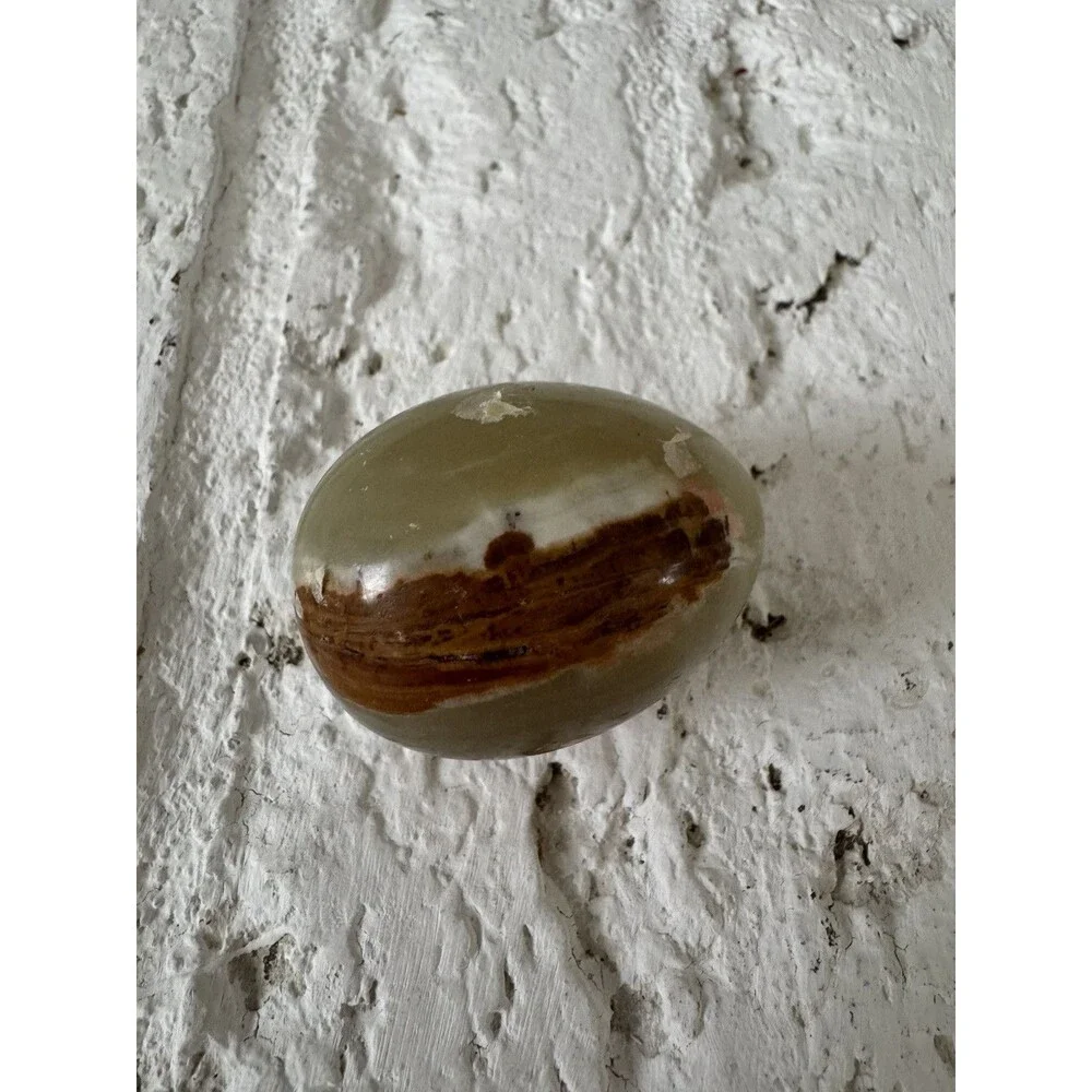 Flower Agate Quartz Crystal Polished Egg Madagascar